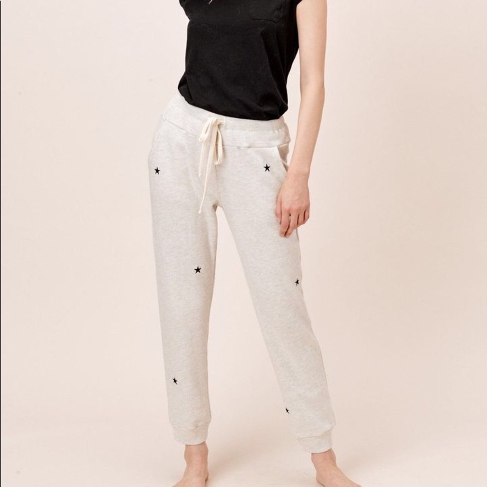 Lovestitch Star Embroidery Jogger